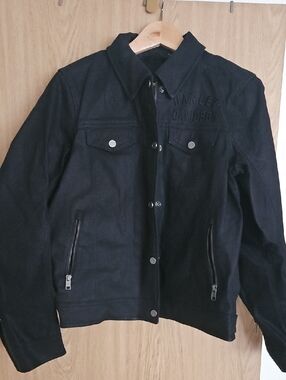 New W/ Tags Harley-Davidson Men’s Black Snap-Front Jacket